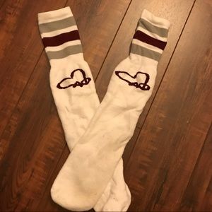 Alpha Phi crew neck socks